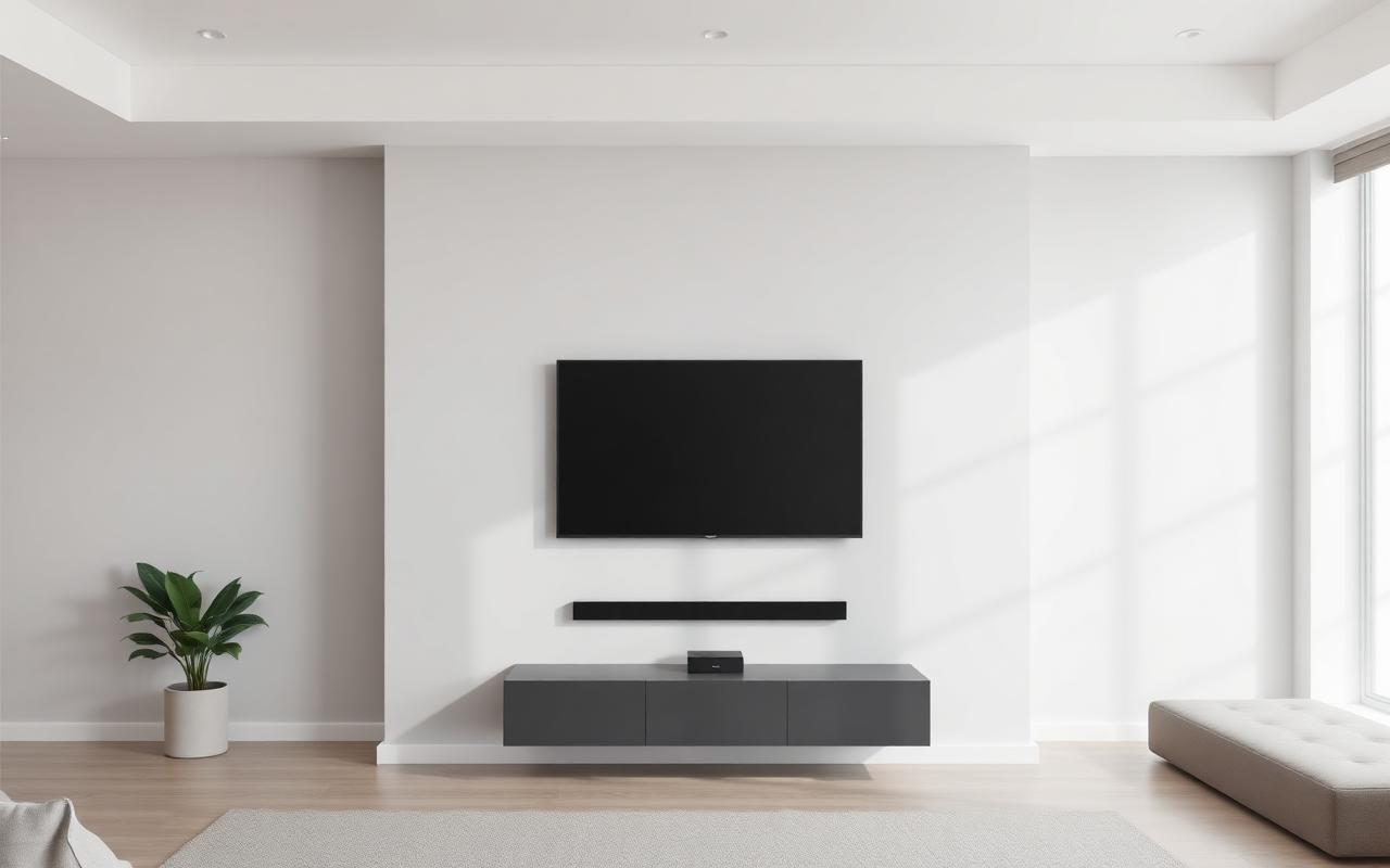Fixation TV murale — 1